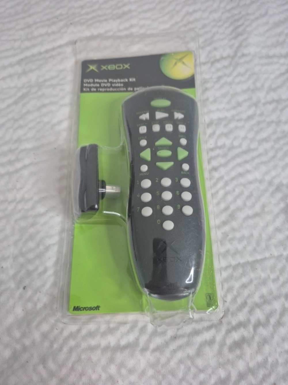 Xbox DVD Movie Playback Kit For Xbox Original Black Brand New